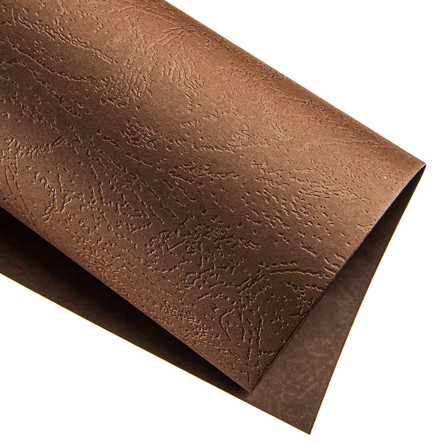 Обкладинки А4 картонні "під шкіру" 230 г, коричневі, 100 шт BINDITEK (000013422)